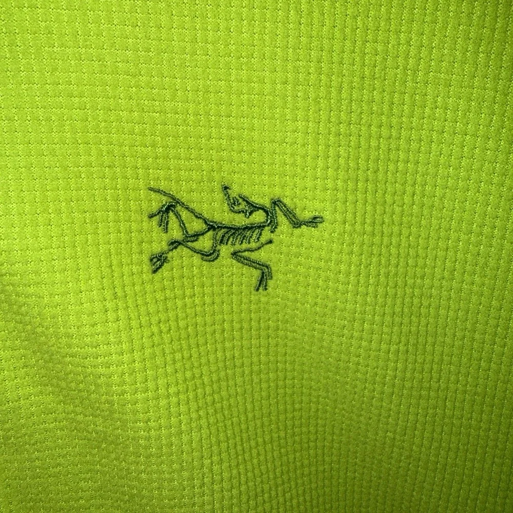 Arcteryx Delta LT Mens XL Green Half Zip Fleece Pullover Polartec Hiking 14625
